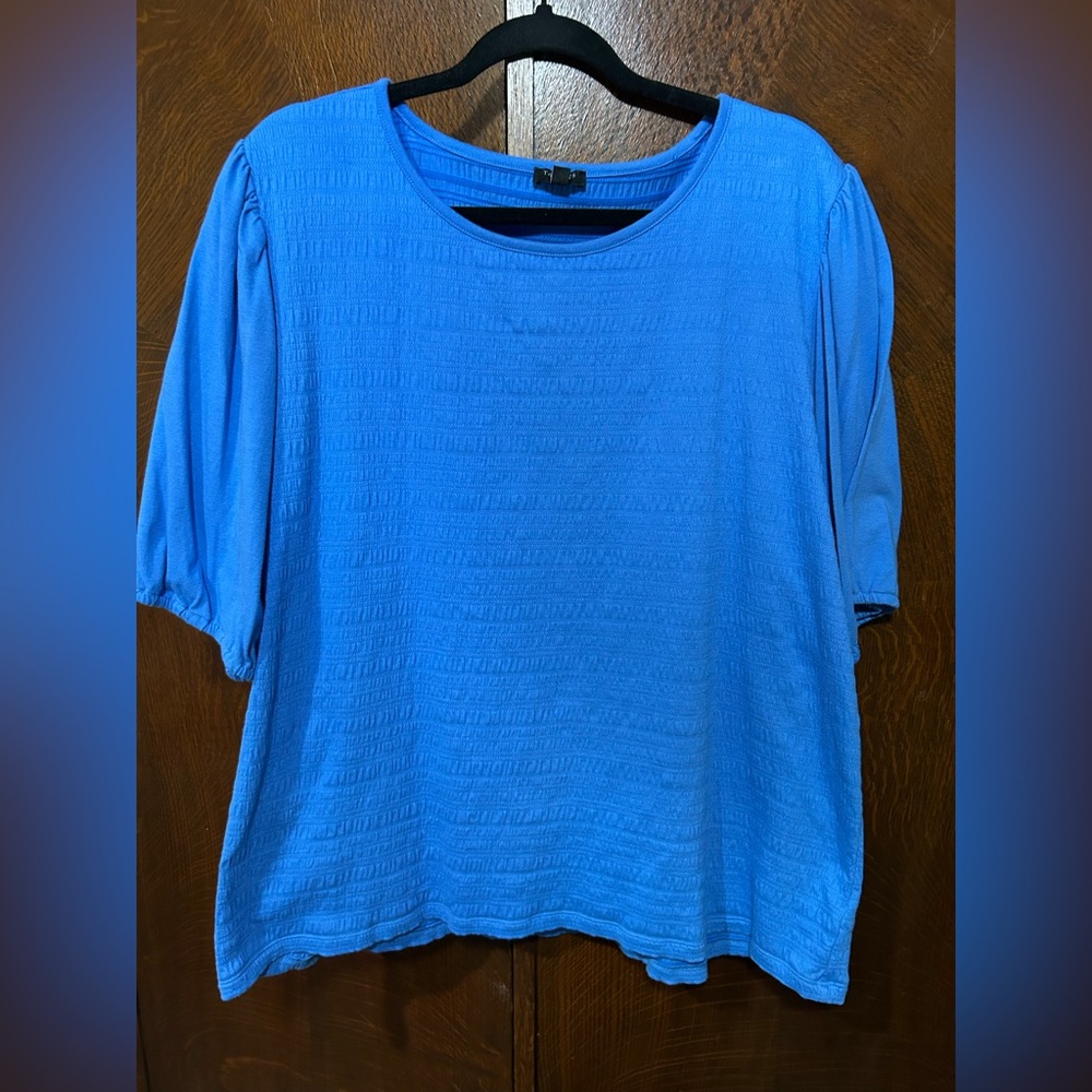 Talbots Women's Blue short sleeve Top size 3X